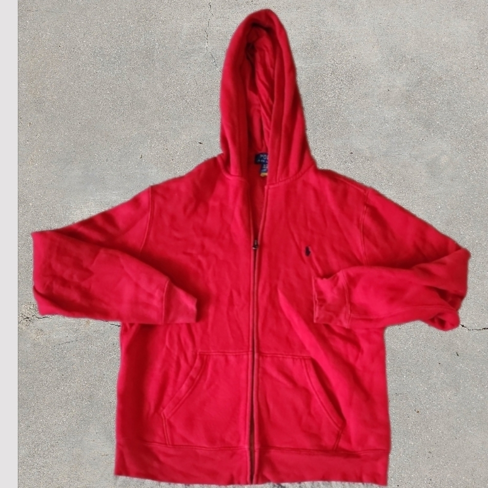 Polo by Ralph Lauren Vibrant Red Hoodie
